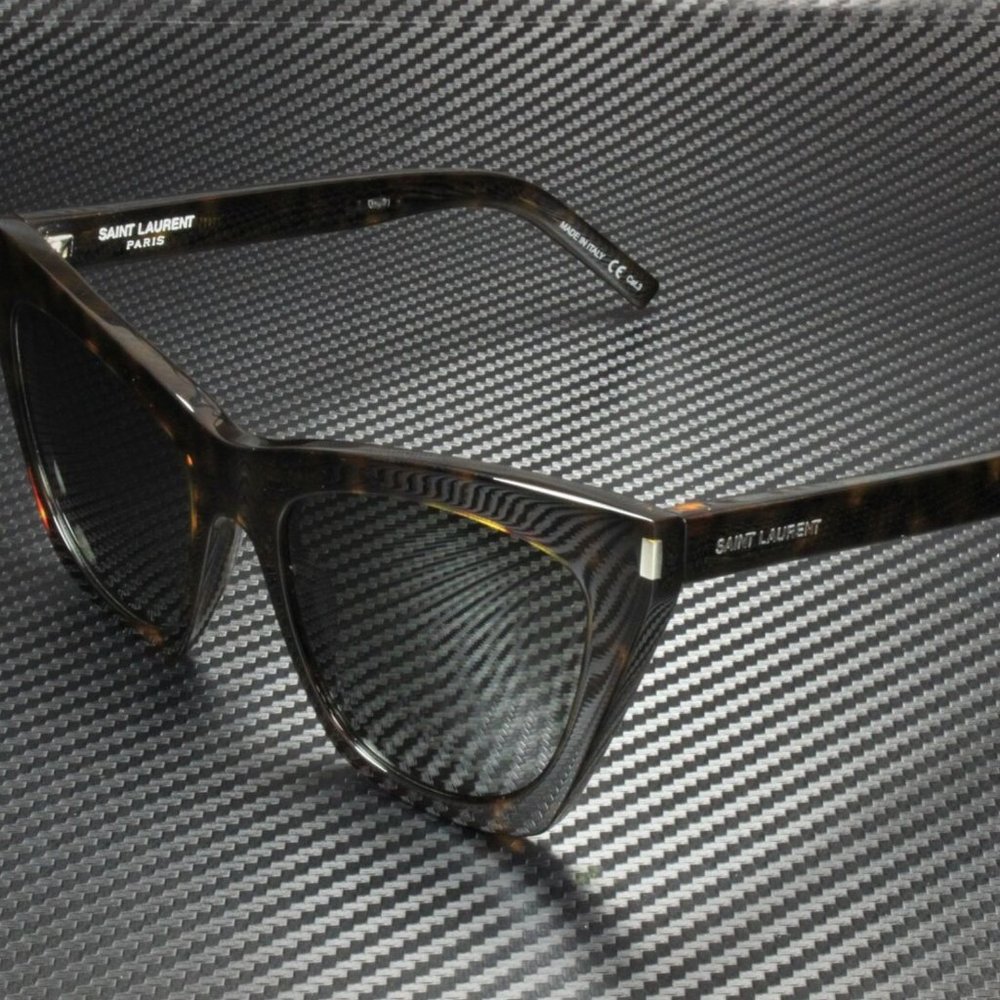 Saint Laurent Women's Havana Grey Sunglasses! - Picture 1 of 4